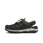 Skechers Mugavad Vabaaja Libisemisvastased Hingavad Vastupidavad Veekindlad Jalan&otilde;ud Meeste Jalan&otilde;ud Must 205113-BLK 43 gray