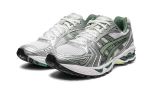 Gel-Kayano 14 Valge Puhta H&otilde;bedaga Kiltkivihall Salveiroheline 40.5 EU valge