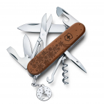 VICTORINOX Climberwood Winter Magic Limited Edition 2025 12 Katastroofi &Scaron;veitsi H&otilde;bedane Nuga, Funktsioonid, V&auml;litingimused, J&otilde;ulud, Lumi, Puu, Telkimine,
