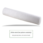 120 cm looduslikust lateksist rullpadi - pikk, paks silindrikujuline disain jalgade toetamiseks v&otilde;i kallistamiseks Small 60*10cm (Adult Low Pillow or Infant Pillow) white