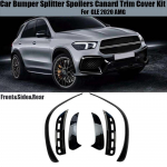 6 tk Auto Esip&otilde;rkeraua ja Tagap&otilde;rkeraua Splitteri Spoilerid Viimistlus Mercedes-Benz GLE W167 2020 AMG L&auml;ikiv Must