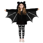 Vampiirnahkuri kost&uuml;&uuml;m Armas Halloweeni looma riietumiskost&uuml;&uuml;mi aksessuaarid lastele Children 110 black