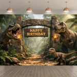 1 tk dinosauruse s&uuml;nnip&auml;eva taustapilt, sobib s&uuml;nnip&auml;evapidustusteks, tordilaua kaunistusteks, teemapidudeks, aastap&auml;evadeks 100x150cm brown