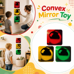 Laste sensoorne treening Akr&uuml;&uuml;lmullpeeglite komplekt 3 tk Seinale kinnitatavad dekoratiivsed t&uuml;kid Koduseks kasutamiseks Visuaalne stimulatsioon ja areng One Size red