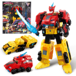 Quantum Heroes Dinoster 2-IN-1 Stego Blast Wing Muundub autost robotiks Tegevuskuju Anime Deformatsioon Laste M&auml;nguasjad Kingitus yellow