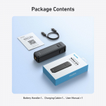 TELESIN 5000 mAh aku k&auml;epide DJI OSMO Pocket 4 3 kaamerale K&auml;epide Hoidik Kinnitus Powerbank Traadita laadimine Pocket 4 3 jaoks Battery Handle
