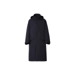 Uniqlo X Jil Sander +J Koost&ouml;&ouml; L&otilde;tv l&otilde;ige Pikk kapuutsiga mantel Meeste mantlid Must 440367-09 L black
