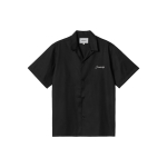 Carhartt WIP SS23 Kirjaga Tikitud Logo L&otilde;tv L&uuml;hikeste Varrukate S&auml;rk Meeste s&auml;rgid I031465-K02-XX XS black