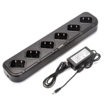 Kuuekanaliline Walkie Talkie akulaadija Raadio laadimisjaam &Uuml;hilduv BaoFeng BF-UV9R BF-UV9RPLUS BF-UV-XR BF-9700 jaoks