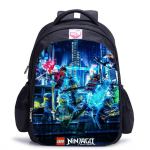 Lego Ninjago 5. hooaeg Multikaprint Must Seljakott Black - small