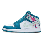 Jordan 1 Mid Paint Stroke GS 555112-300 38 white