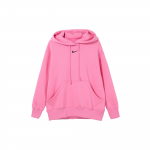 Nike Sportswear Phoenix Fleece &Uuml;hev&auml;rviline Kapuutsiga Paksenenud ja Fliisvoodriga Vabaaja Pikkade Varrukatega Huppar Naiste DQ5861-675 L roosa