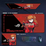 Evangelion Asuka EVA hiirematt arvuti kontori libisemisvastane matt koomiksitegelase tr&uuml;kiga s&uuml;learvuti klaviatuuri pehme matt 80x30cm brown