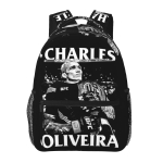 Charles Oliveira Do Bronx Seljakotid Poistele T&uuml;drukutele Koolikott Laste Koolikotid Multikad Laste Seljakott &Otilde;lakott Suure Mahutavusega One Size gray