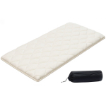 VEVOR Jaapani Tatami Matt, Twin Suuruses Kokkupandav Jaapani Tatami Madrats, Futon Madrats Hoiukoti ja Kinnitusega 203.2 x 99.1 x 6.3 cm valge