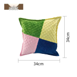 Laste pestav sametist sensoorne vibreeriv padi - t&auml;iuslik j&otilde;ulukingitus 34cm x 34cm beige