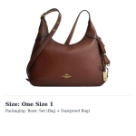 COACH Ella veisenahast &otilde;lakott, Crossbody kott suur naiste Sequoia CDY36-IMR1W One Size 1 black