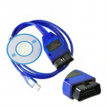 Sinine VAG-COM 409.1 OBD2 USB-kaabli automaatse skanneri diagnostikat&ouml;&ouml;riist