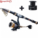 1,8&ndash;3,0 m teleskoop&otilde;ngeritv ja 14BB CNC-alumiiniumrulli kombod 1.8mRod 1000Reel