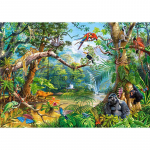 Teemanttikandid Metsloomad Teemantmosaiik T&auml;is&uuml;mmargune maal Stitch Crystal Teemantmaal 20X30CM