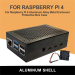 Raspberry Pi 4 alumiiniumsulamist metallist korpuse kaitsekarbi ja ventilaatori jaoks