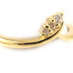 Bague Plaqu&eacute; Or 'C&acirc;lin' 50 kuld