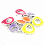 NOA [H4605] - Disainerlokid 'Coloring' punane lilla kollane mitmev&auml;rviline