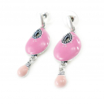 NOA [I9218] - Boucles Cr&eacute;ateur 'Coloriage' rose Heleroosa