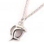 Altesse [L0163] - Collier Argent 'Dauphin' Blanc valge