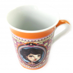 Lili Petrol [M6003] - Mug porcelaine 'Lili Petrol' orange (Emily) oranž