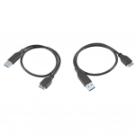 Andmeliinid USB 3. Isane A kuni Micro B andmeside SYNC kaabel v&auml;lise k&otilde;vaketta k&otilde;vaketta jaoks 50 cm