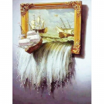 Teemantmaali juga Teemanttikandid t&auml;iskomplekt maastiku teemantmosaiigi kunstikomplekt 20X30CM