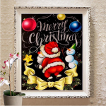 T&auml;isruudukujuline teemantmaal 5d j&otilde;ulumaastik DIY teemanttikandid ristpistes j&otilde;uluvana kodukaunistus Full Round (20X30CM)