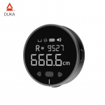 DUKA multifunktsionaalne elektriline joonlaud 99M 8 funktsiooniga pikkuse m&otilde;&otilde;tmine helitugevuse m&otilde;&otilde;tmise kaugusm&otilde;&otilde;tja must