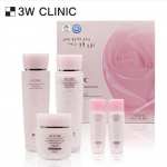 3W CLINIC Flower Effect Extra Moisturizing Skin Care 3 komplekt (tooner+emulsioon+kreem)