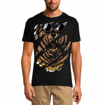 Meeste rebenenud T-s&auml;rk Funny Brown Bear - Golden Chain Vintage s&auml;rk meestele XS h&otilde;bedane liivav&auml;rv
