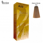 BERINA HAIR COLOR CREAM P&uuml;siv&auml;rv A1-A47 60 g. - Tai A22 Medium Blonde