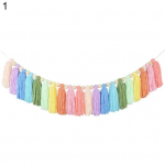 Rainbow Tassel Wide Usage Exquisite Easy to Install Decorative Vintage Style Rainbow Tassel for Bedroom 1