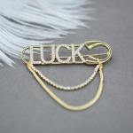 Blucome Luksuslik Mood Kirja &Otilde;nne Kuju Prossid Crystal Copper Pross &Uuml;likond Sall M&uuml;tsin&otilde;elad Naistele Meeste Riided kuld