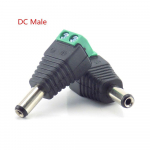 2tk 12V DC BNC emane pistik koaksiaal CAT5 video baluni adapteri pistik LED-ribavalgustite jaoks CCTV kaamera tarvikud 2pcs DC Male