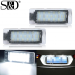 2 tk Auto LED-numbri taustavalgusti numbrim&auml;rgi tuled Canbus jaoks OPEL MOKKA Insignia Cadillac GMC Cruze Camaro Corvette Buick