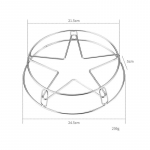 1 PC Multifunktsionaalne auruti riiul Roostevabast terasest aurutist Vastupidav aurutamisalus K&ouml;&ouml;gitarvikud h&otilde;be