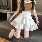 Kawaii miniseelikud naiste lapit&ouml;&ouml; suvine armas plisseeritud seelik Goth Lolita preppy stiil XL