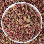 Suured lumised m&auml;ed Metsik iidne puu punane Que Zui tee Pu-erh tee lilla pung 500g