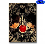 Klassikaline anime-seeria Death Note plakatid Retro j&otilde;upaberist plakatid Kodukaunistus Toakaunistus Maalimine Seinakleebis Pilt 42x30cm