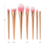 7tk/12tk kosmeetikapintslid Rose Gold Long Tube meigipintsli&uuml;likond 7pcs/set