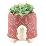 Les Tr&eacute;sors De Lily [R6546] - Pruun  Japanese Turtle  keraamiline potti kate - 21x16x15 cm pruun