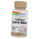 Fermenteeritud Lion's Mane Mushroom Solaray 60 k&ouml;&ouml;giviljak&uuml;barad (71411023) 60vcaps