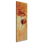 L&otilde;uenditr&uuml;kk Red Poppies Flower Acrylic 30x90 oranž