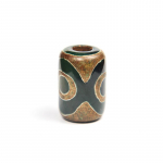 Tiibeti 5,5 mm auk Kolme silmaga Dzi ahhaat kivihelmed kaelapaela ripats Vihmavarju k&ouml;is DIY k&auml;ev&otilde;rud tarvikud Paracord helmeste v&otilde;lusid